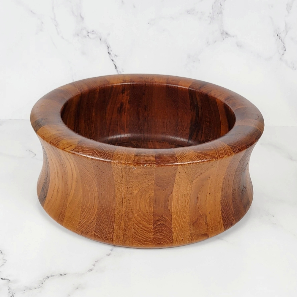 Midcentury Vintage Teak Wood Bowl Digsmed Designs